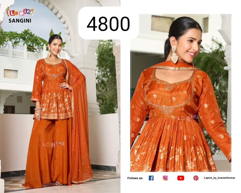 Sangini Designer Peplum Sharara Set