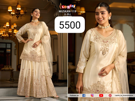 Muskan-119 Heritage Sharara Set