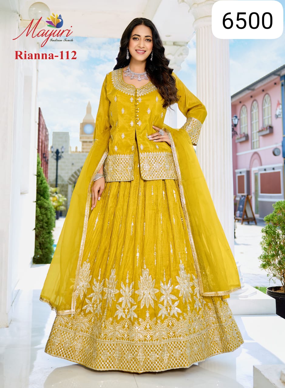 Mayuri Rianna-112 Designer Peplum Set
